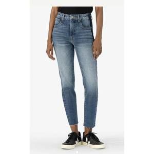 NEW KUT FROM THE KLOTH elizabeth high rise fab jeans in designer w medium wash